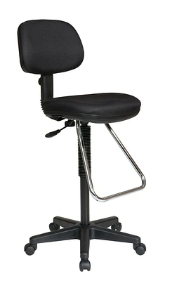 Maxim Drafting Chair with Chrome Footrest