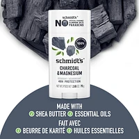 Schmidt's Charcoal & Magnesium Natural Origin Deodorant, 75 g Deodorant