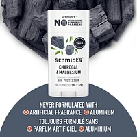 Schmidt's Charcoal & Magnesium Natural Origin Deodorant, 75 g Deodorant