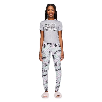 No Boundaries Women's Pajama 2-Piece Set