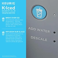 Keurig® K-Iced Essentials™ Single Serve Coffee Maker, 3 CUP SIZES 177, 237, and 296 ml