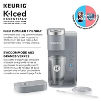 Keurig® K-Iced Essentials™ Single Serve Coffee Maker, 3 CUP SIZES 177, 237, and 296 ml