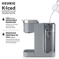 Keurig® K-Iced Essentials™ Single Serve Coffee Maker, 3 CUP SIZES 177, 237, and 296 ml