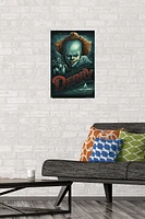 IT - Pennywise Derry Wall Poster, 14.725" x 22.375" Framed