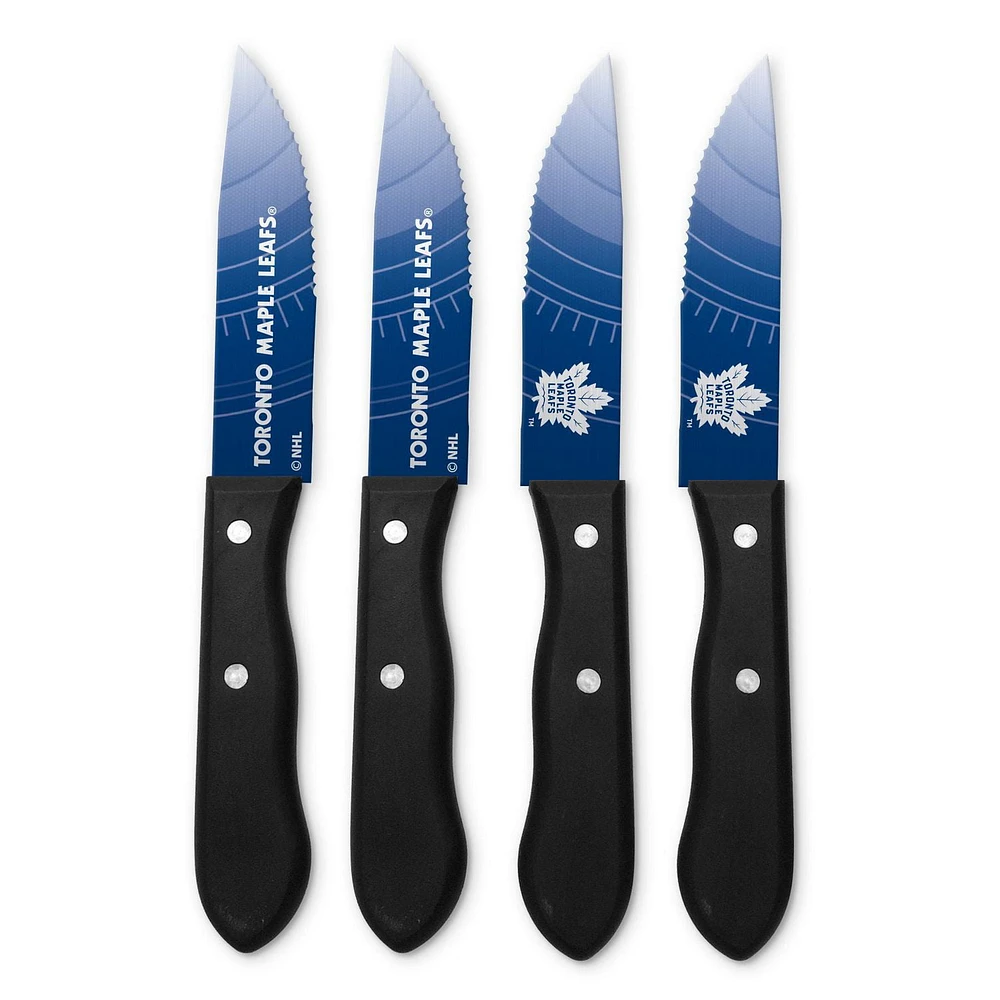 The Sports Vault Steak Knives Set Toronto Maple Leafs