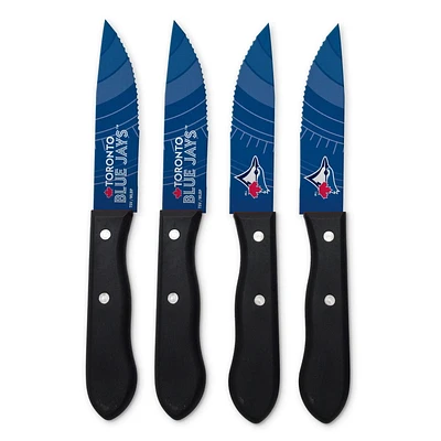 The Sports Vault Steak Knives Set Toronto Blue Jays