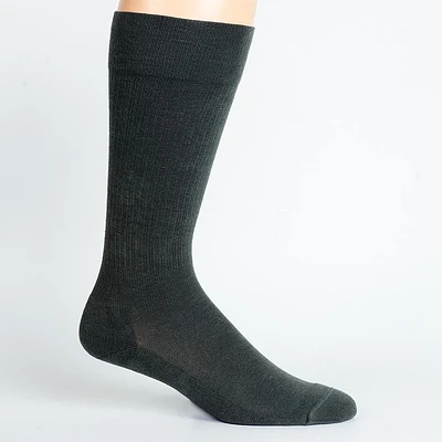 Dr. Johnny's Solid Grey Cotton Compression Socks