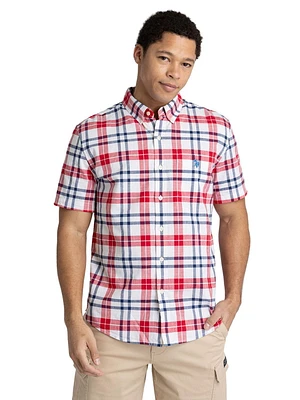 U.S. Polo Assn. Men's Short Sleeve Button Up Shirt, Shirt