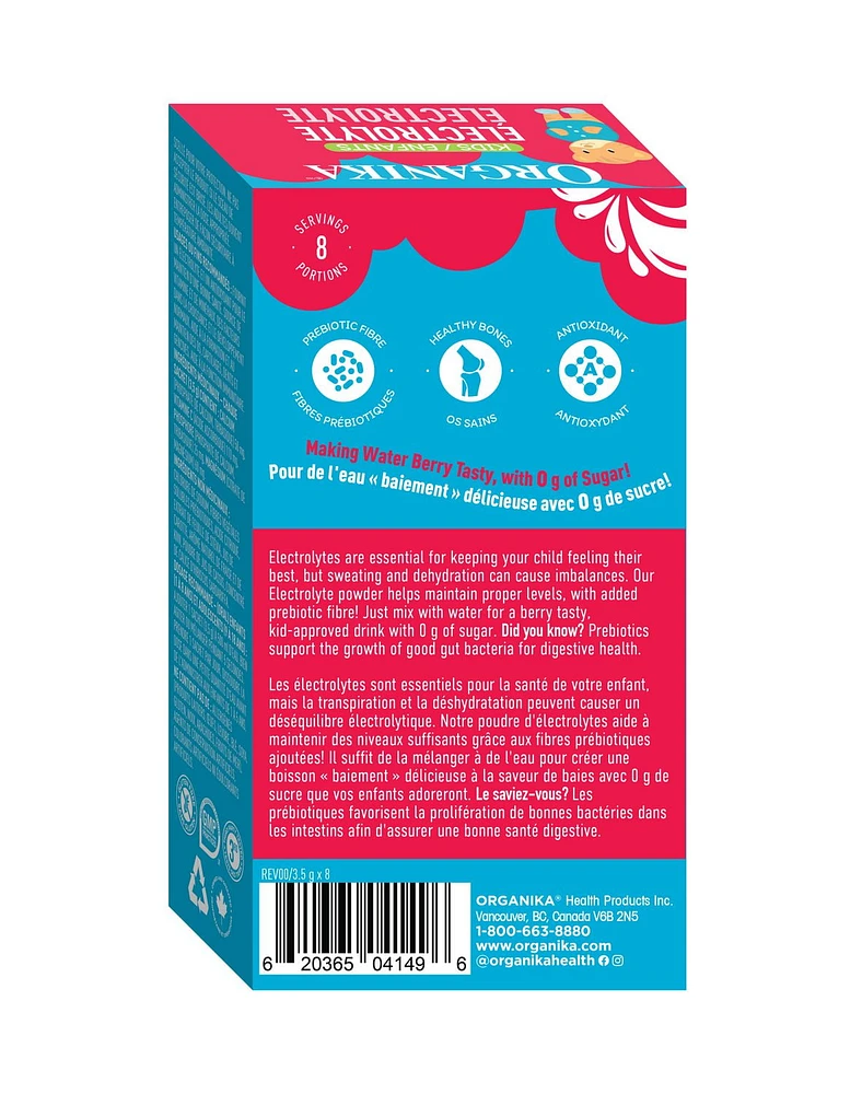 ELECTROLYTE SP KIDS STRAWB KIWI BOX8, Daily electrolyte boost for kids.