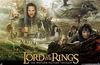 The Lord of the Rings: The Motion Picture Trilogy Wall Poster with Pushpins, 22.375" x 34"