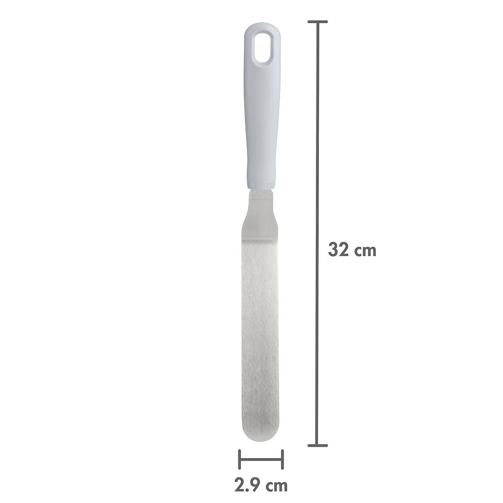 Mainstays Stainless-Steel Icing Spatula, Grey, Icing Spatula