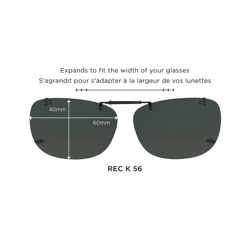 Foster Grant Polar Optics Clipons Sunglasses