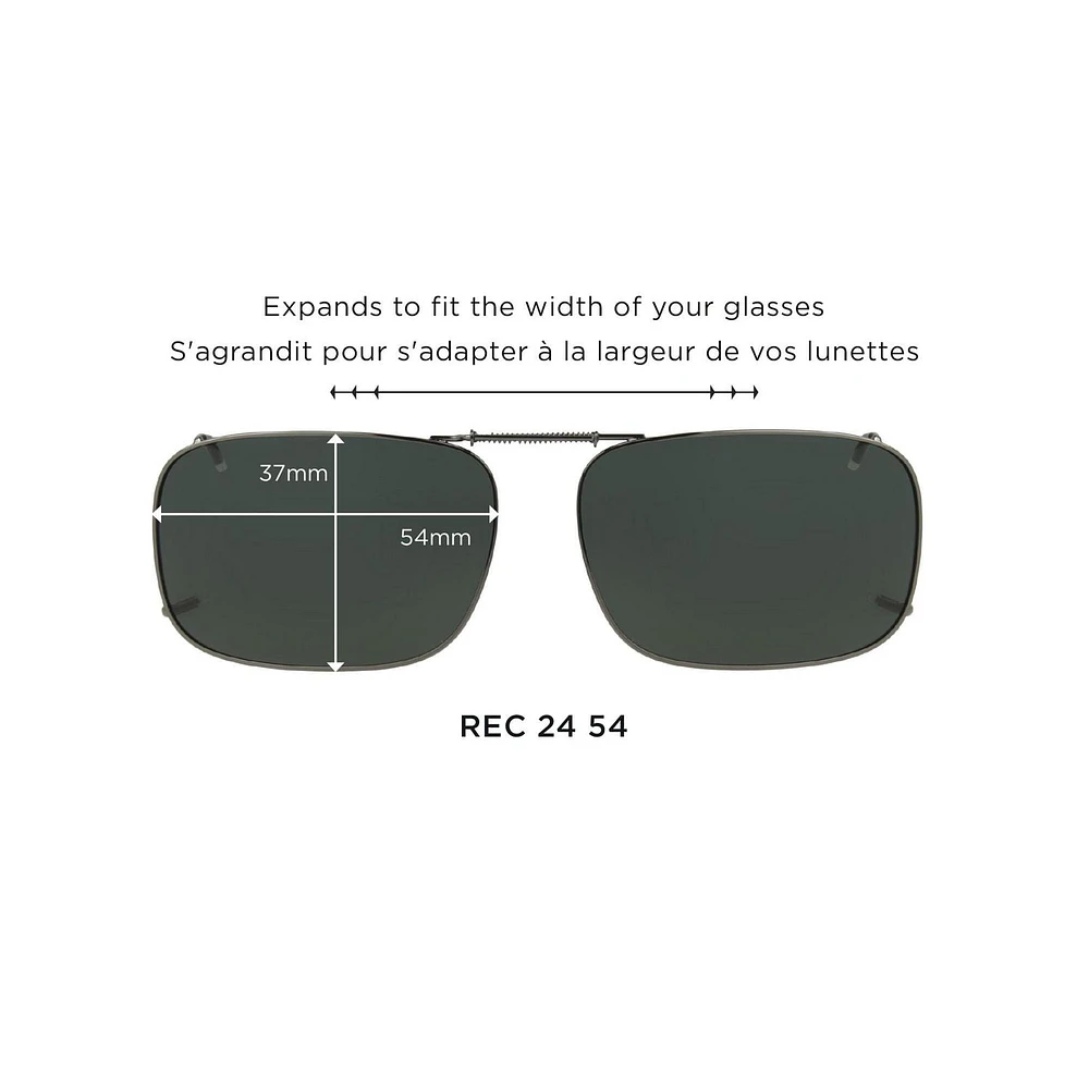 Foster Grant Polar Optics Clipons Sunglasses