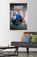 NFL New York Giants - Helmet 16 Wall Poster, 14.725" x 22.375" Framed