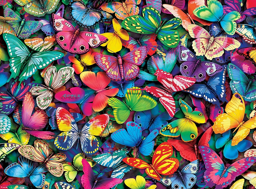 Buffalo Games Vivid Collection Butterflies 1000 Piece Jigsaw Puzzle