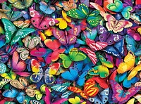 Buffalo Games Vivid Collection Butterflies 1000 Piece Jigsaw Puzzle