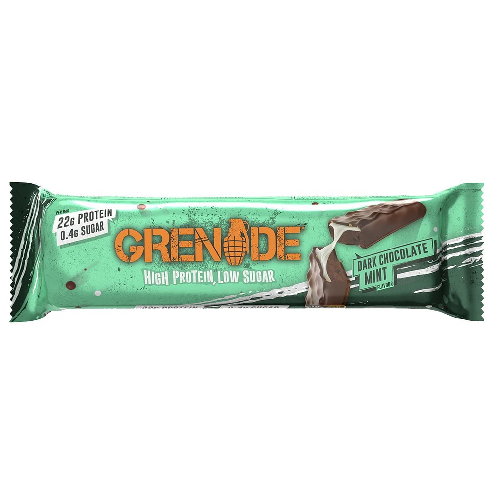 Grenade Protein Bar Dark Chocolate Mint, 60g Bar