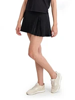 Reebok Women’s Prep Pleated Tennis Skort with Inner Shorts and Pockets
