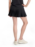 Reebok Women’s Prep Pleated Tennis Skort with Inner Shorts and Pockets