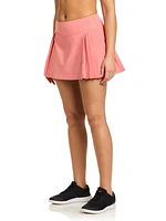 Jupe-short de tennis plissée Prep pour femme Reebok avec short intérieur et poches Tailles XS-2XL