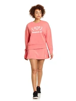 Jupe-short de tennis plissée Prep pour femme Reebok avec short intérieur et poches Tailles XS-2XL