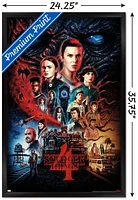 Netflix Stranger Things: Season 4 - One Sheet Wall Poster, 22.375" x 34" Framed