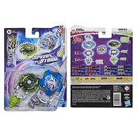 Beyblade Burst Surge Speedstorm Evo Helios Blazebringer and Jormuntor J6 Spinning Top Dual Pack -- 2 Battling Game Top Toy for Kids Ages 8 and Up