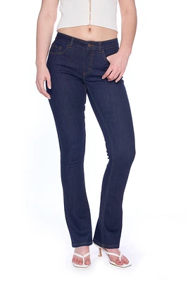 Jeaniologie ™ 5 Pocket Bootcut Jean - Dark Rinse, Sizes 2-16