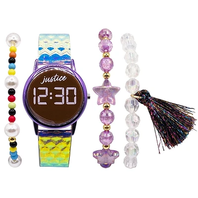 Justice LED Watch with Bracelet