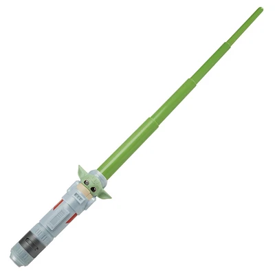 Star Wars Lightsabler Squad, Sabre laser The Child à lame verte extensible, jouet de déguisement, à partir de 4 ans