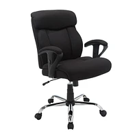 Serta Big & Tall Fabric Manager Office Chair, Supports up to 300 lbs, Black