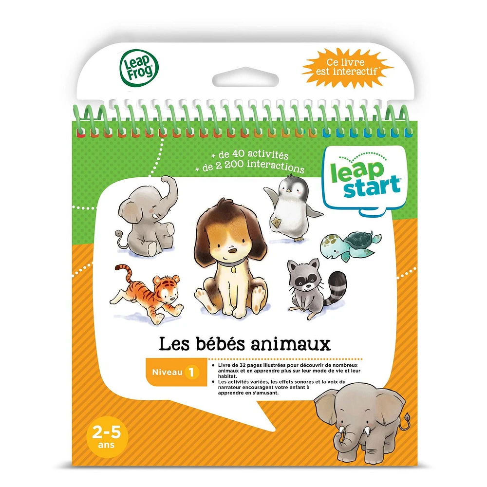 LeapFrog LeapStart Les bébés Animaux - Activity Book - French Version