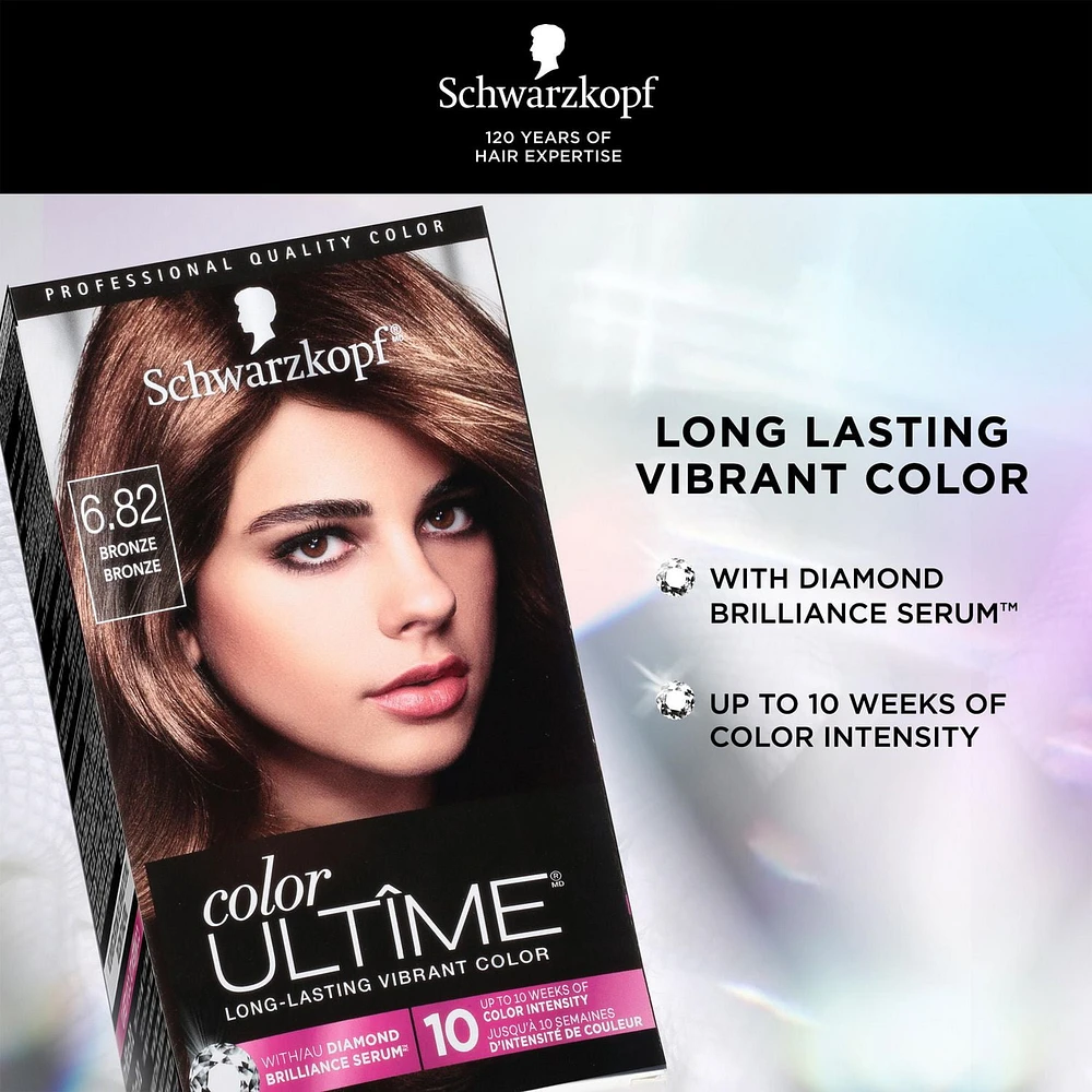 Schwarzkopf Color Ultime Permanent Hair Color Cream, 5.84 Chocolate Copper
