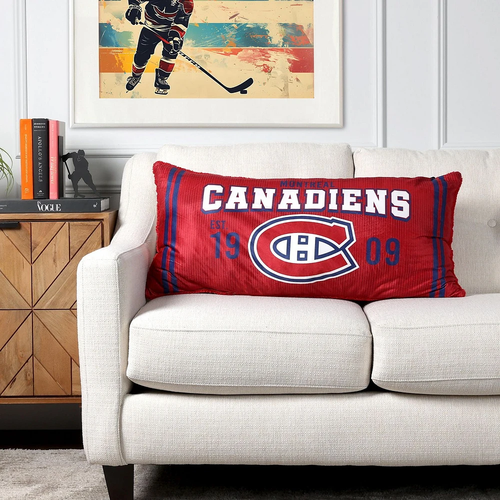 NHL Montreal Canadiens Body Pillow, 18" x 36"