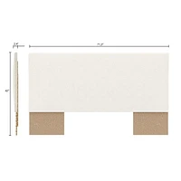 Tête de lit rembourrée Queen Size Jane