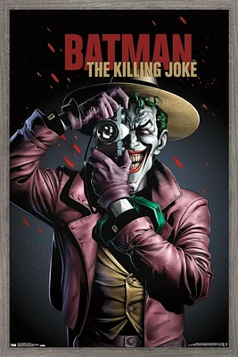 DC Comics Movie - The Killing Joke Key Art Wall Poster, 22.375" x 34" Framed