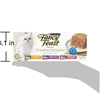 Fancy Feast Creamy Delights Variety Pack, Wet Cat Food 12 X 85g