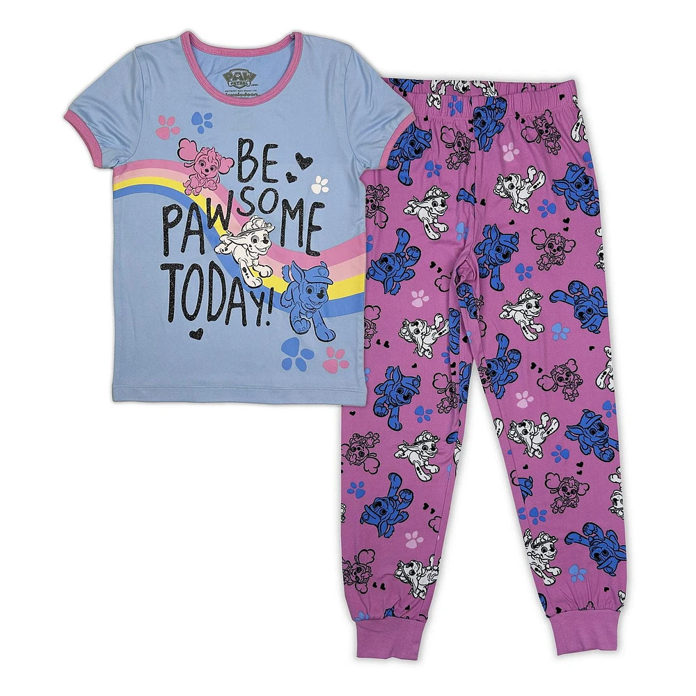 Paw Patrol 2 piece printed pyjama set for girls