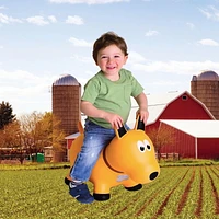 Farm Hoppers Animal Bouncers Dog, Yellow