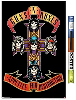 Guns N' Roses - Cross Wall Poster, 22.375" x 34"