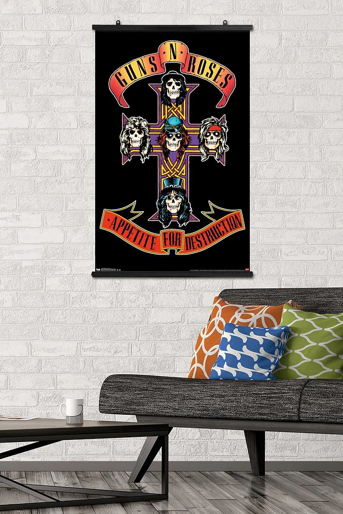 Guns N' Roses - Cross Wall Poster, 22.375" x 34"