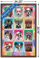 Keith Kimberlin - Puppies Sunglasses Wall Poster