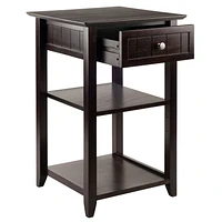 Winsome Burke Printer Stand Coffee Finish