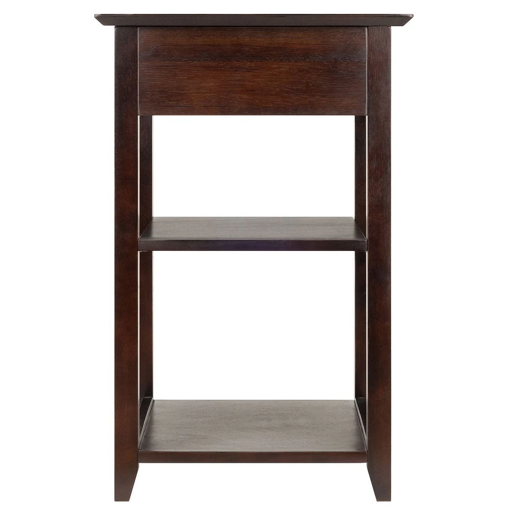 Winsome Burke Printer Stand Coffee Finish