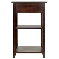 Winsome Burke Printer Stand Coffee Finish