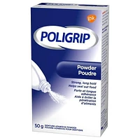 Poligrip Powder Denture Adhesive Powder, 50 g