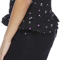 My Sister's Closet Girls' Ruched Peplum Tank, Sizes S-XXL