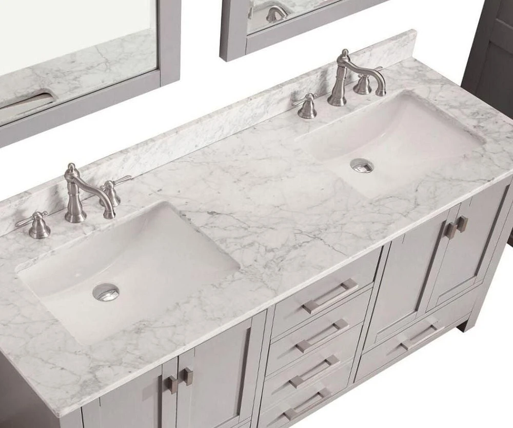 DROP Bath and Kitchen DR091143 Undermount Bathroom Sink Set