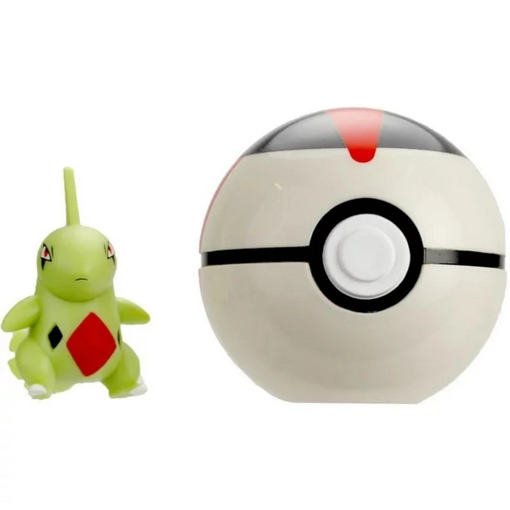 Pokémon Clip 'N' Go W3 - Larvitar + Timer Ball