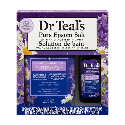 Dr Teal's Avec De La Mélatonin 2pc Vacances 2pc